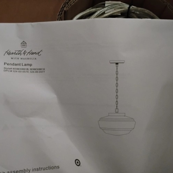Hearth & Hand Pendant Lamp - Picture 2 of 5